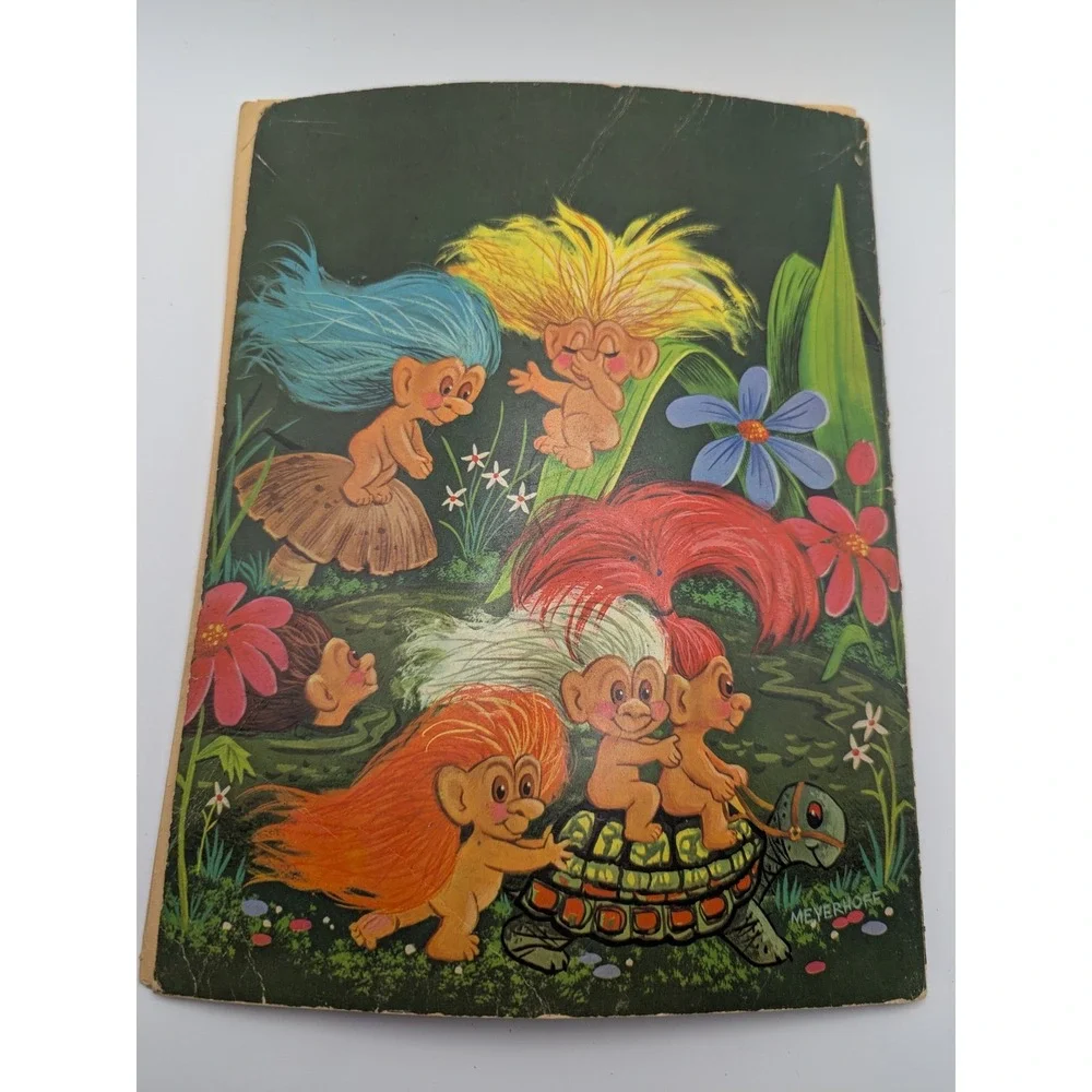 The Trolls Coloring‎ Book Treasure Books 1965 Vtg Childrens Activity Collectible